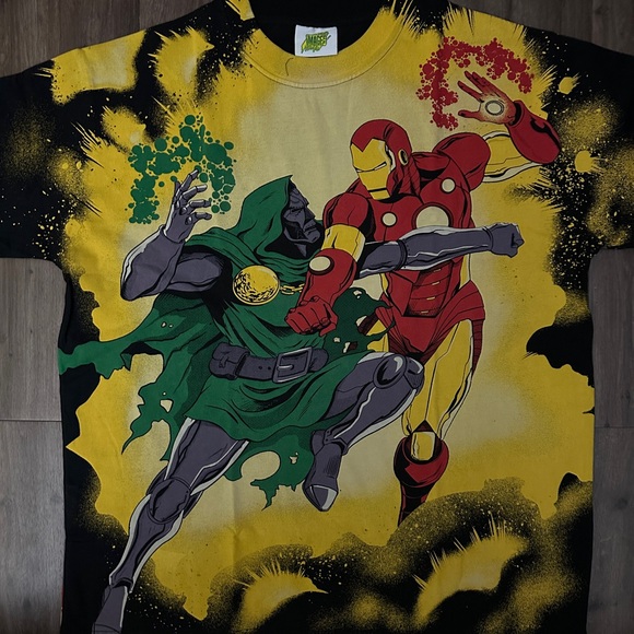 DOOM v Iron Man Chronic Images Tee XL - Picture 2 of 5